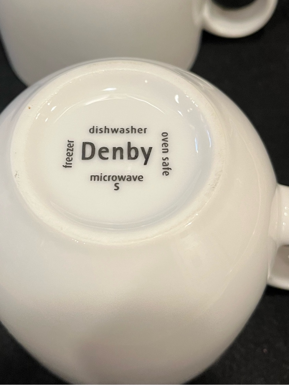 White by Denby Porcelain Coffee Mugs Set of Two 12 oz. - Picture 9 of 13
